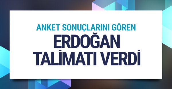 Erdoğan’ın önüne konan rapor şoke etti