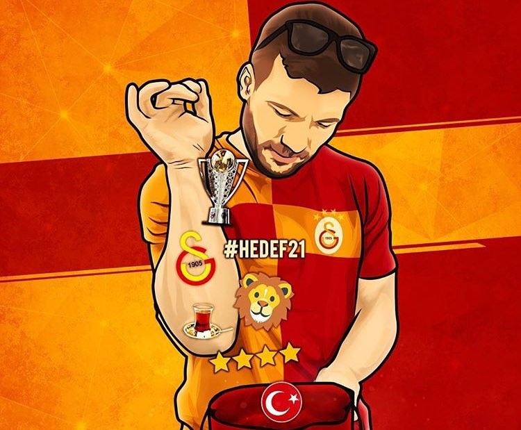 TÜRK DOSTU PODOLSKİ GALATASARAY’I UNUTMUYOR