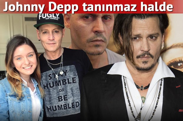 Johnny Depp tanınmaz halde! Sevenlerini korkuttu