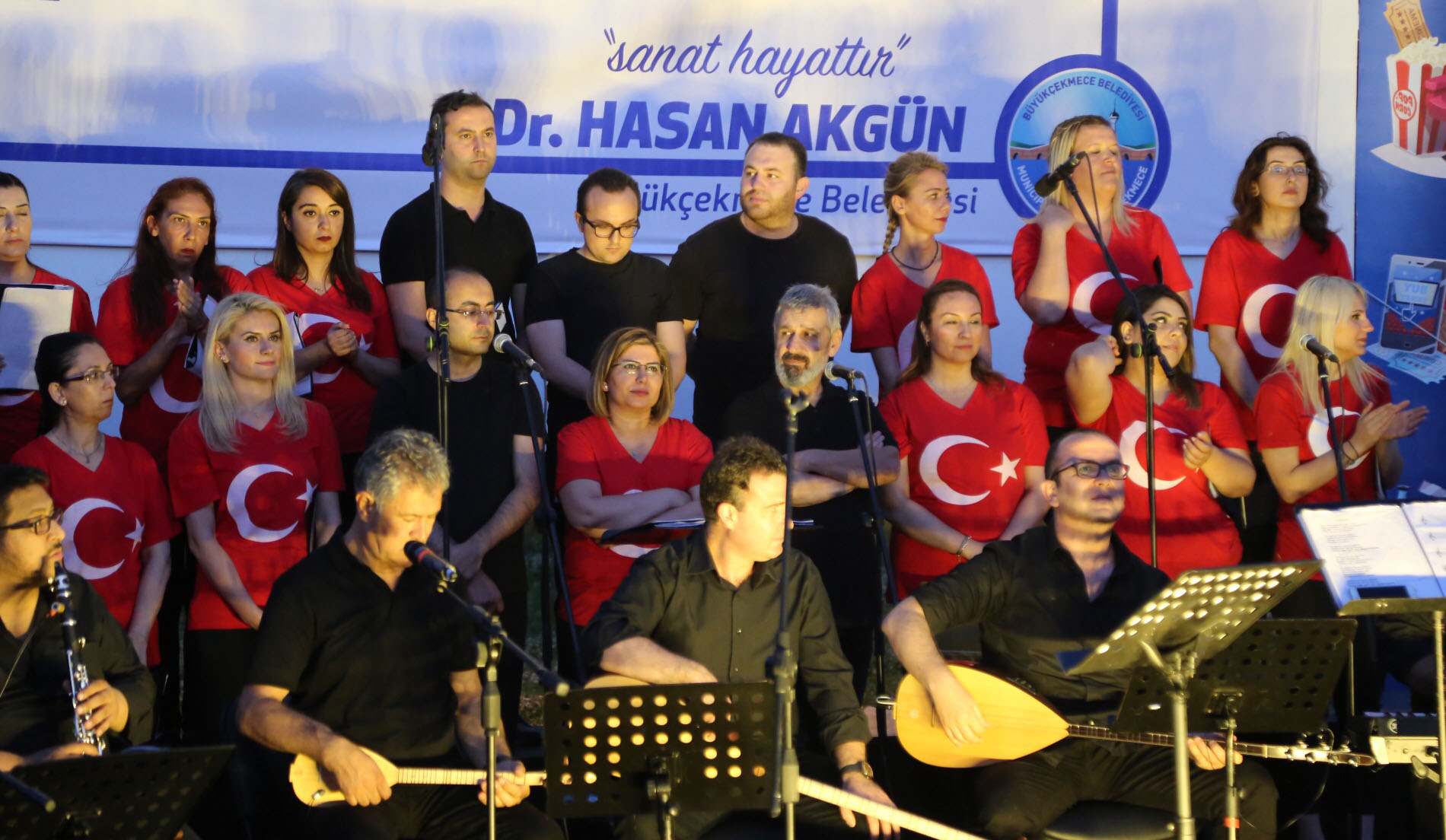 Belediye personelinden muhteşem konser