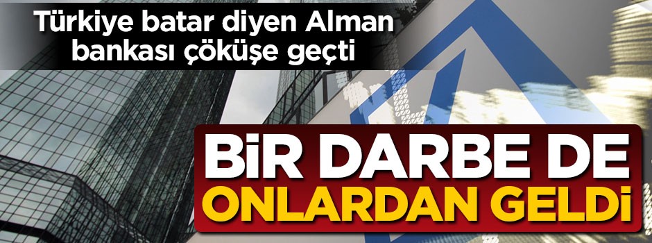 ABD, Deutsche Bank’ın notunu düşürdü