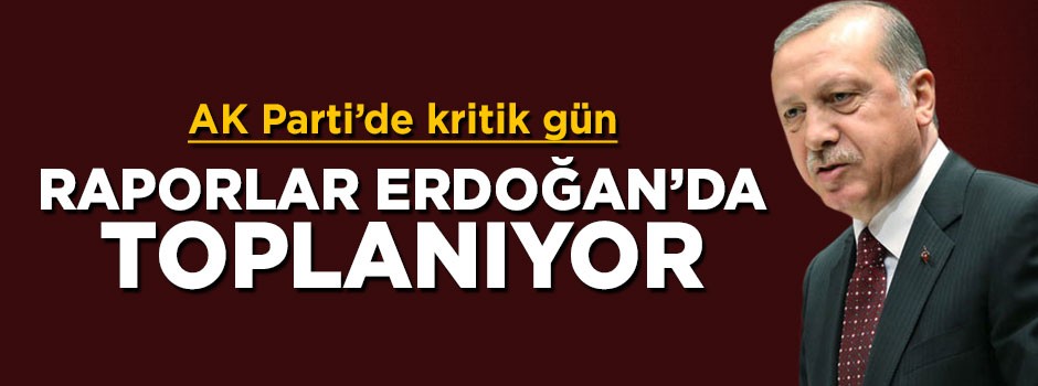 AK Parti’de kritik gün! Cumhurbaşkanı Erdoğan raporları istedi