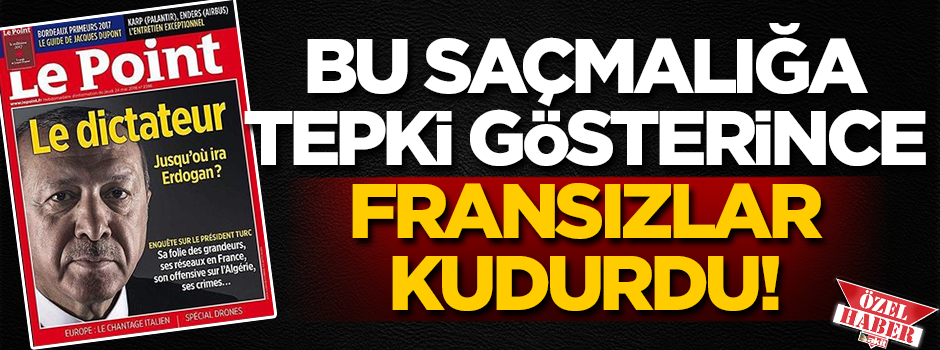 Türkiye tepki gösterdi, Fransızlar kudurdu!