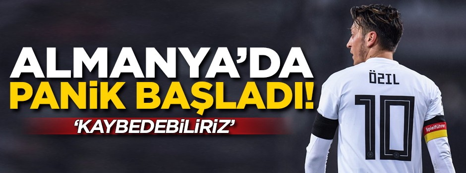 Almanya’da panik başladı! Mesut Özil’den sonra…