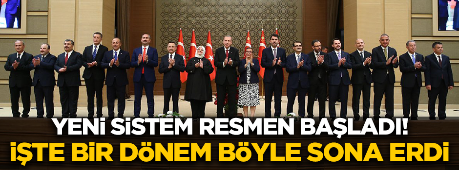 Özel Haber: Türkiye’de yeni dönem başladı.