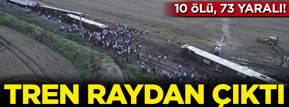 Yolcu treni raydan çıktı! Çok sayıda ölü ve yaralı var