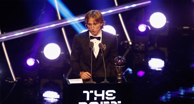 Yılın futbolcusu Luka Modric