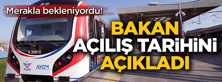 Bakan Turhan, İstanbul Banliyö Hattı için tarih verdi