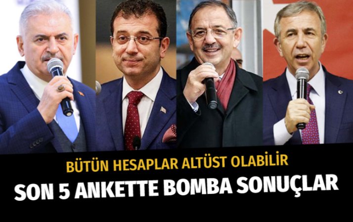 5 ankete göre İstanbul ve Ankara’yı kim alacak?