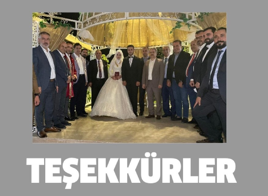 FERHAT KIYAK, YEĞENİNİN DÜĞÜN TÖRENİNE KATILAN DOSTLARINA TEŞEKKÜR ETTİ