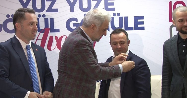 Gelecek Partisi Avcılar İlçe Başkanı Şahin, istifa ederek AK Parti’ye katıldı
