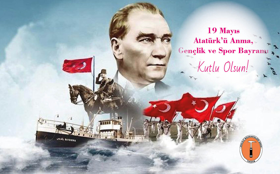 19 MAYIS ATATÜRK’Ü ANMA GENÇLİK VE SPOR BAYRAMI KUTLU OLSUN