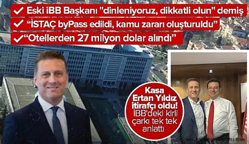 İmamoğlu’nun kasası Ertan Yıldız etkin pişmanlıktan yaralanıp itirafçı oldu