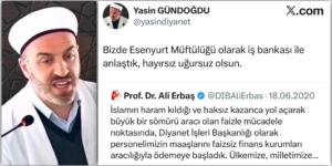 DİYANET’İN FAİZLE MÜCADELE TARTIŞMASI ESENYURT’A SIÇRADI