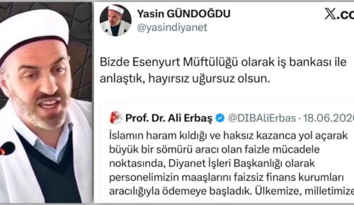 DİYANET’İN FAİZLE MÜCADELE TARTIŞMASI ESENYURT’A SIÇRADI