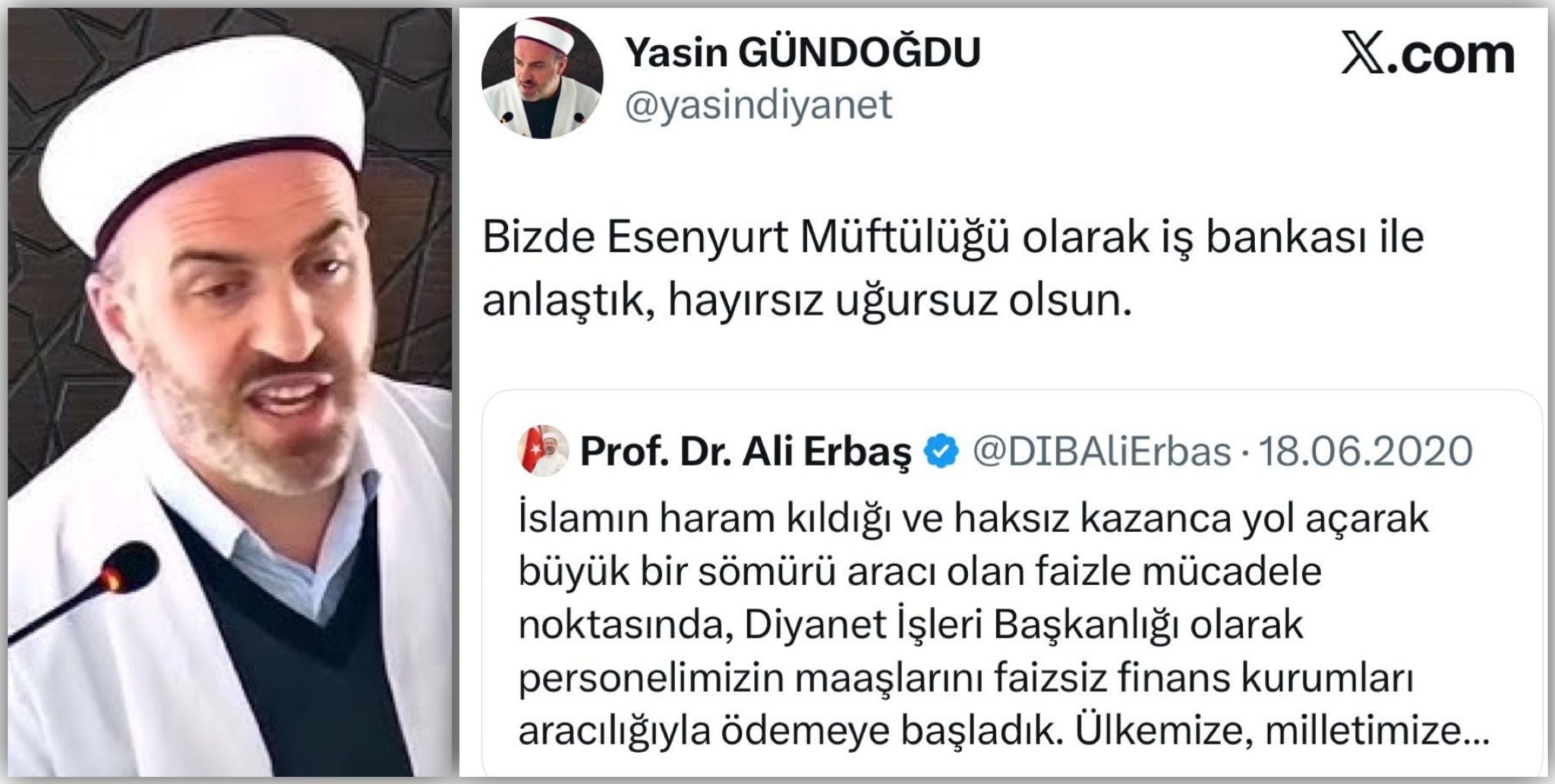 DİYANET’İN FAİZLE MÜCADELE TARTIŞMASI ESENYURT’A SIÇRADI