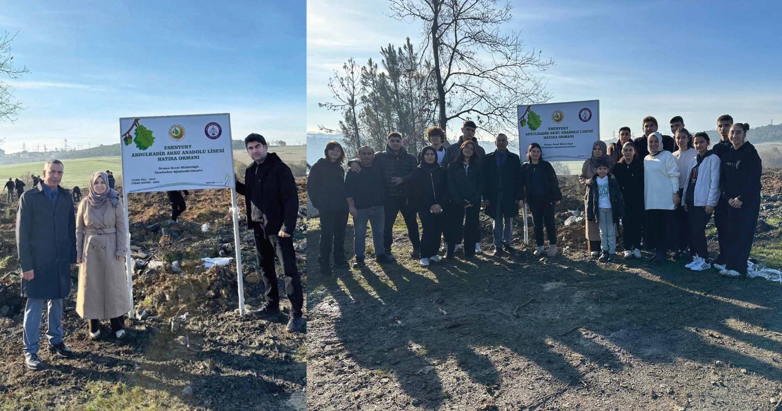 Esenyurt Abdülkadir Aksu Anadolu Lisesi’nden Anlamlı Proje: Hatıra Ormanı Oluşturuldu