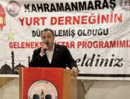 MARAŞYURT DERNEĞİ İKİ BİN KİŞİYLE ORUÇ AÇTI
