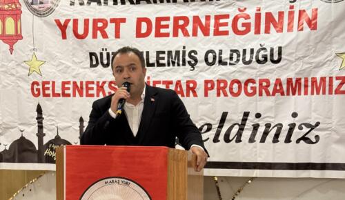 MARAŞYURT DERNEĞİ İKİ BİN KİŞİYLE ORUÇ AÇTI