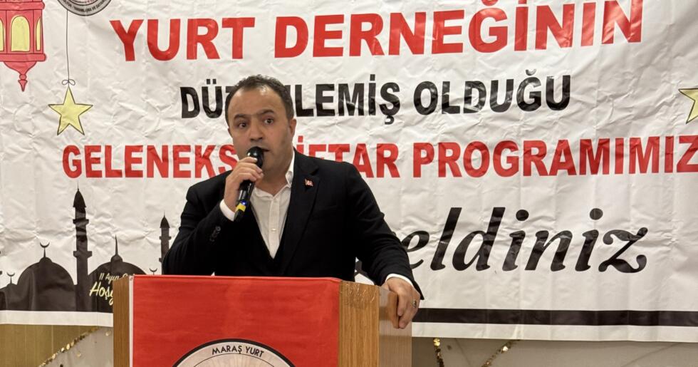MARAŞYURT DERNEĞİ İKİ BİN KİŞİYLE ORUÇ AÇTI