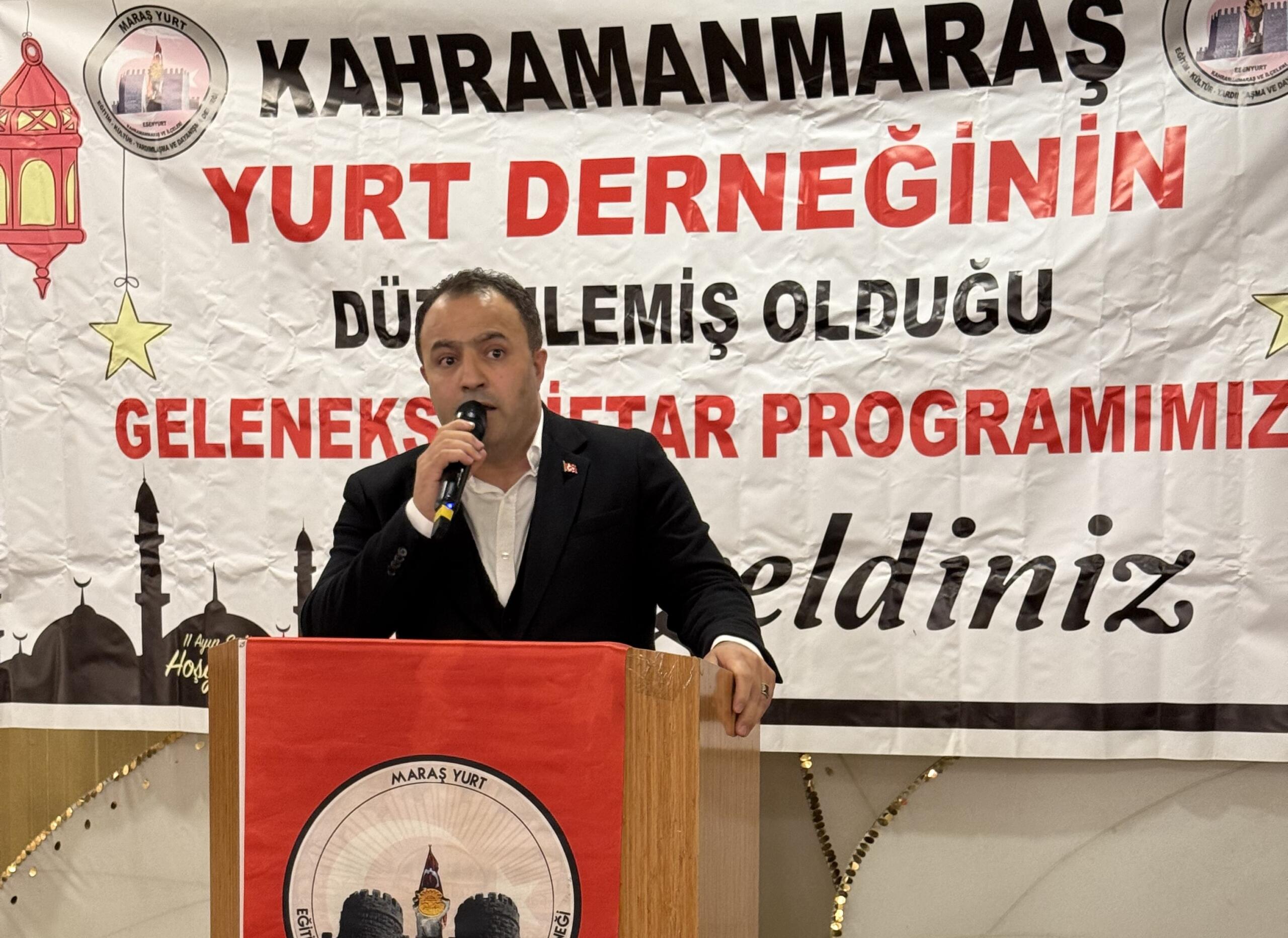MARAŞYURT DERNEĞİ İKİ BİN KİŞİYLE ORUÇ AÇTI