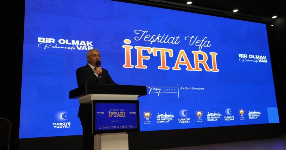 AK Parti Esenyurt Teşkilatı Vefa Sofrasında Buluştu