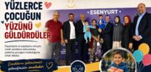 YÜZLERCE ÇOCUĞUN YÜZÜNÜ GÜLDÜRDÜLER