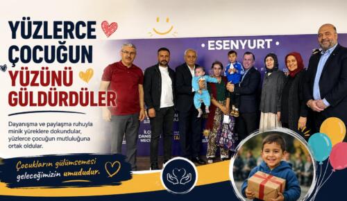 YÜZLERCE ÇOCUĞUN YÜZÜNÜ GÜLDÜRDÜLER