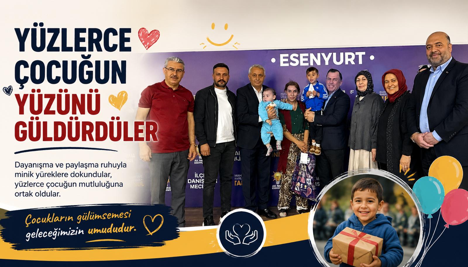 YÜZLERCE ÇOCUĞUN YÜZÜNÜ GÜLDÜRDÜLER