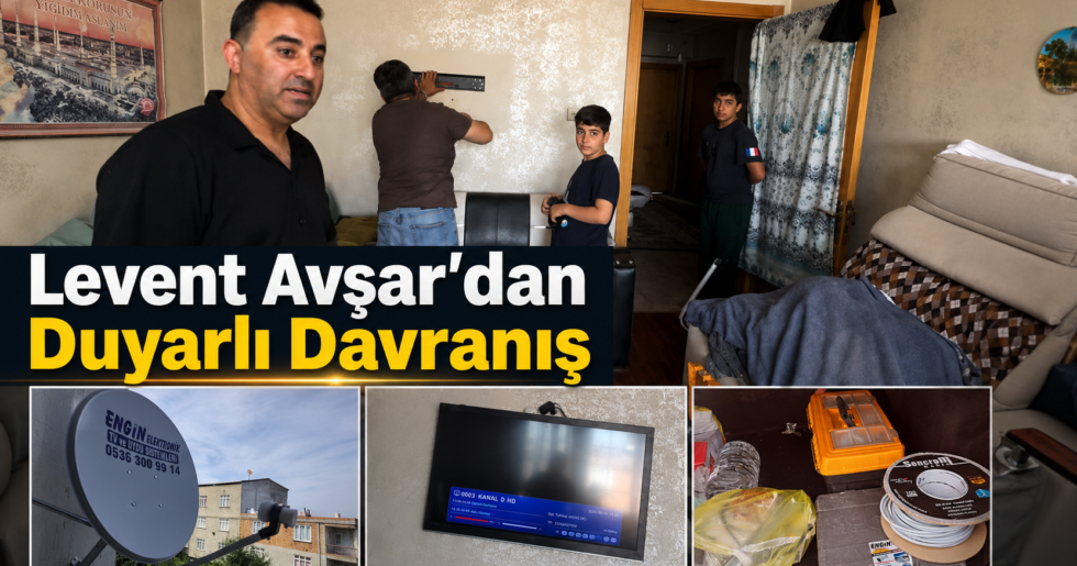 Levent Avşar’dan Duygulandıran Dayanışma Örneği