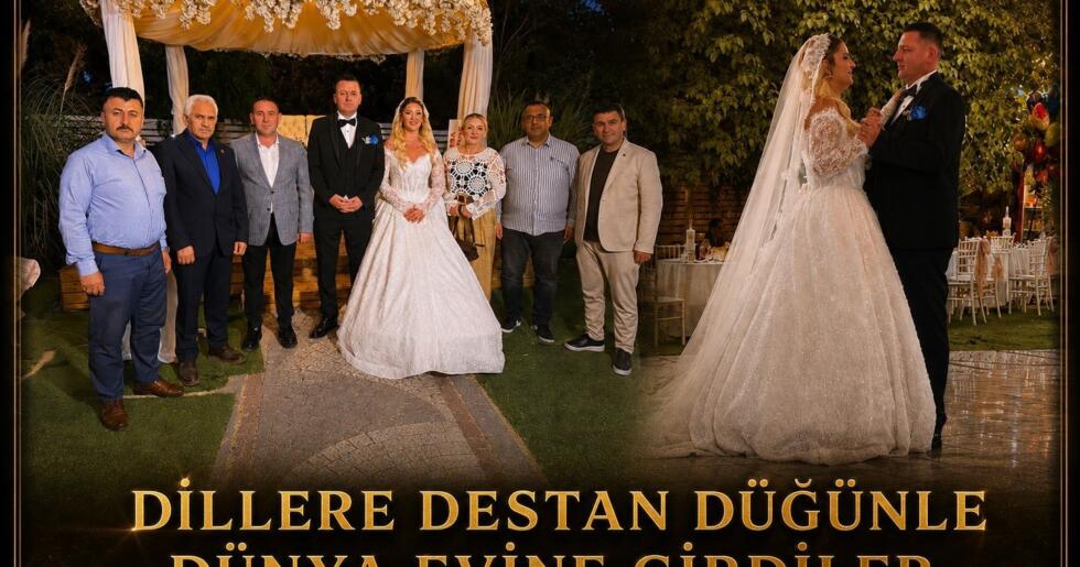 DİLLERE DESTAN DÜĞÜNLE DÜNYA EVİNE GİRDİLER