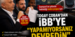 Togay Çoban’dan İBB’ye ‘Yapamıyorsanız Devredin’ Resti