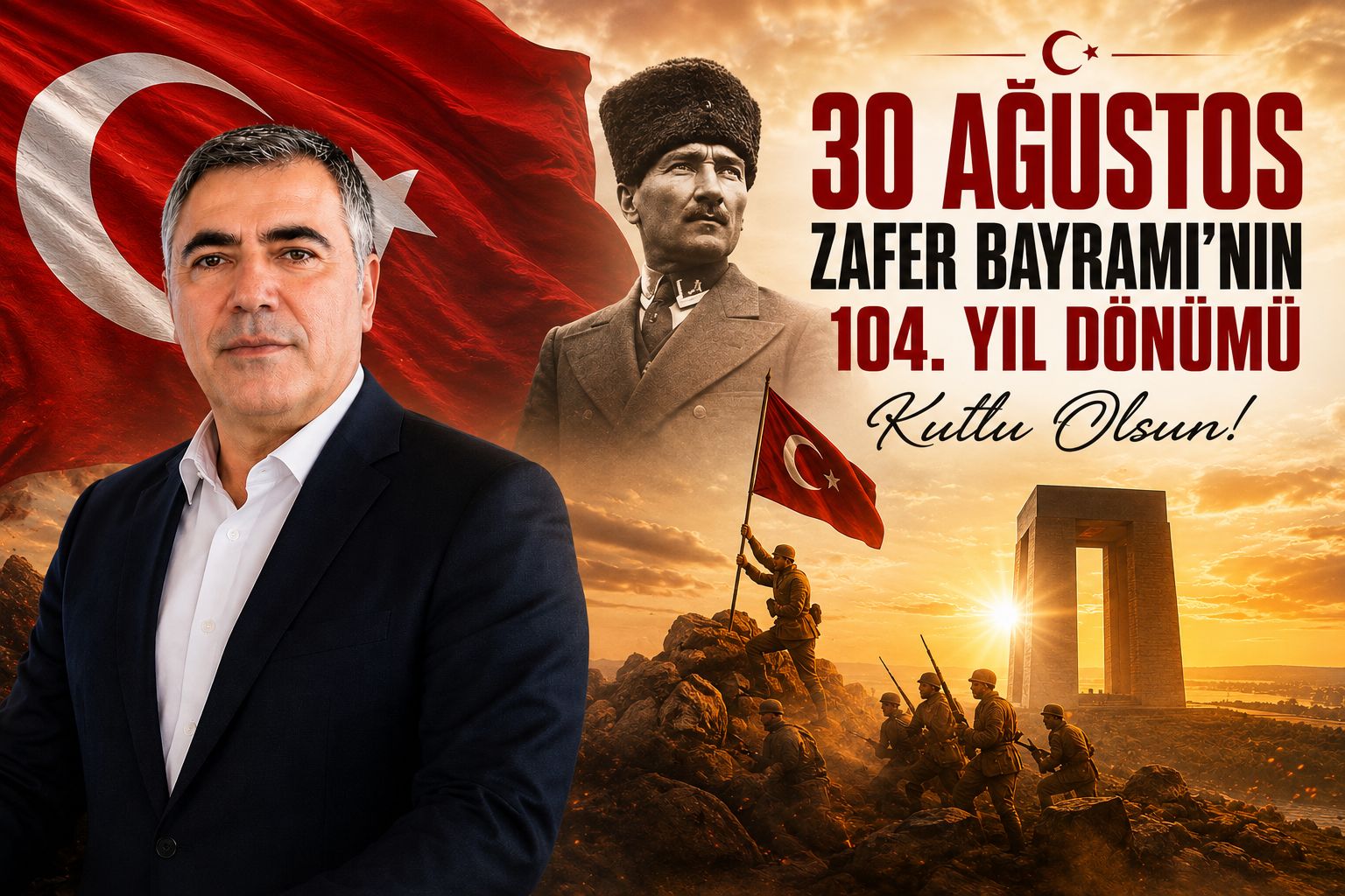 Halil Karapınar’dan 30 Ağustos Zafer Bayramı Mesajı