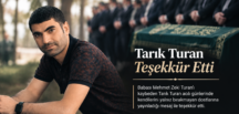TARIK TURAN’DAN TEŞEKKÜR MESAJI